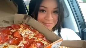 اسمرفود/اسمر/چالش غذا/پیتزا/فود/چالش غذا خوری/اسمر فود خارجی