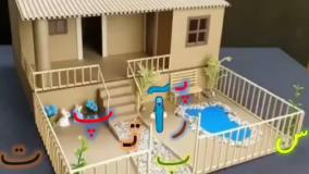 تدریس نشانه پ با پازل و کلیپ اموزش کلاس اول دبستان