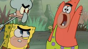 باب اسفنجی دوبله فارسی قسمت جدید - کارتون باب اسفنجی انسان های اولیه