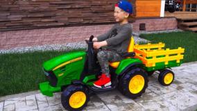 کودک سنیا - سوپر سنیا و تراکتورهای کوچکش - بیل مکانیکی سنیاشو