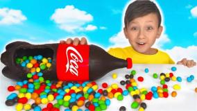 برنامه کودک جدید سنیا/سنیاشو/سنیا شکلات و نوشابه مارمالاد درست می کند