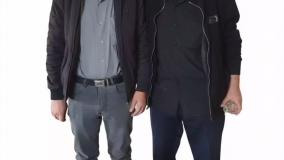 ناصر غلامی هوجقان در کنار حاوید شکری