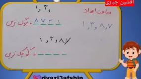 ساخت بزرگ ترین و کوچک ترین عدد چهار رقمی، ریاضی کلاس سوم