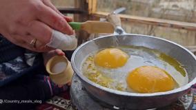 روزمرگی روستایی با صبحانه - زندگی روستایی - آشپزی در طبیعت
