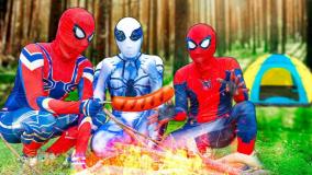 تیم مرد عنکبوتی و آشپزی در طبیعت ، مرد عنکبوتی در زندگی واقعی