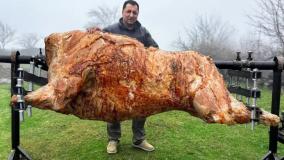 آشپزی در طبیعت - کباب گوشت گاو