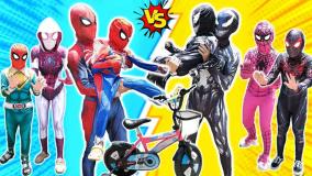نبرد مرد عنکبوتی جدید | بچه های spiderman