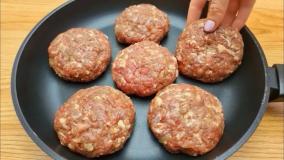 طرز تهیه غذای جدید با گوشت چرخ کرده:: آموزش آشپزی جدید