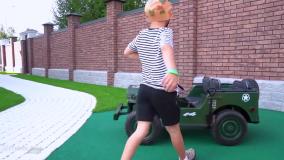 برنامه کودک سنیا-سنیاشو جدید-سنیا در ماشین‌هایی با چرخ‌های غول‌پیکر