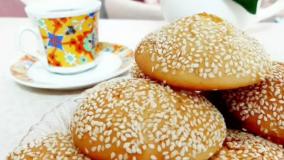 آموزش آشپزی بانوان - طرز تهیه کلوچه کنجدی