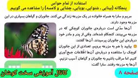 صفحه ۸ علوم کلاس سوم ابتدایی