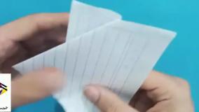 آموزش ساخت قایق کاغذی - آموزش اوریگامی - آموزش کاردستی کودکان