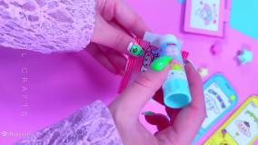 کاردستی کیوت و فانتزی شکلات اسکویشی کرومی، ملودی و سینامورول با کاغذ