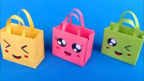 آموزش کاردستی - آموزش سرگرمی - ساخت کیف های رنگی