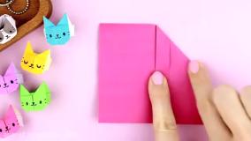 آموزش ساخت کاردستی های کاغذی :: انگشتر اریگامی