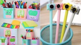 ساخت وسایل مدرسه ساده و باحال ، آموزش کاردستی ، خلاقیت هنری