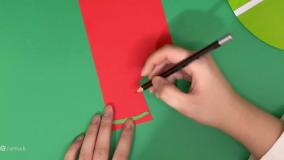 آموزش کاردستی بشقاب سلامت با کاغذ رنگی برای دبستان