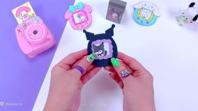 آموزش ساخت کاردستی کیوت دخترانه دفترچه یادداشت کورومی و سینامورول با کاغذ