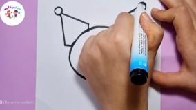 آموزش نقاشی کرومی کیوت و آسان برای کودکان