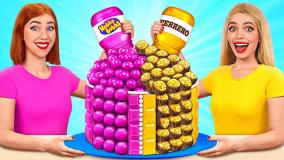 چالش غذایی مولتی دو - چالش هزار دکمه - سرگرمی تفریحی بانوان - اسمرفود