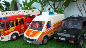 برنامه کودک ماشین بازی - آمبولانس، کامیون، کامیون آتش نشانی، ماشین پلیس