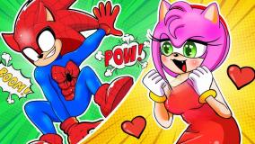 سونیک و قهرمان شهر سونیک عنکبوتی | انیمیشن سونیک جدید