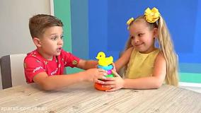 برنامه کودک دیانا و روما بازی دست ها