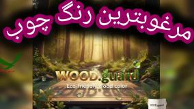 ساخت خانه مینیاتوری چوبی ، نصب و اجرای رنگ چوب وودگارد