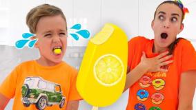 ولاد و نیکی - برنامه کودک - مسابقه و چالش با مامان - بازی - کودک سرگرمی تفریحی