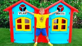 ولاد و نیکی - برنامه کودک - بازی و چالش رقابتی فوتبال- کارتون کودک