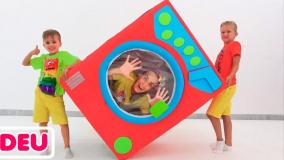 ولاد-ولاد نیکیتا-ماجراهای ولاد لباسشویی-ولاد و نیکی جدید-برنامه کودک ولادو نیکی