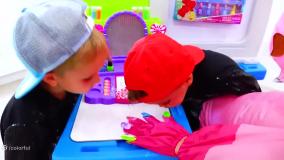 ولاد-ولاد و نیکی جدیدچالش آرایش کردن برنامه کودک ولاد و نیکی ولاد نیکیتا طولانی