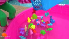 چالش جدید دیانا و رما بازی تو بارون