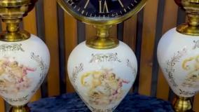 شمعدان جفتی تنه چینی کد: ۱۰۴۰ ساعت رومیزی تنه چینی کد: ۱۰۴۱