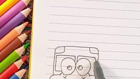 ایده برای تزئین دور دفتر مدرسه | کادر فانتزی کودکانه برای دور کاغذ