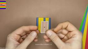 آموزش ساخت کاردستی خانه با کاغذ رنگی و کاردستی ساده برای مدرسه