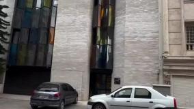 نمای آجری شیشه‌ای خانه