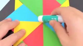 آموزش ساخت فرفره رنگی