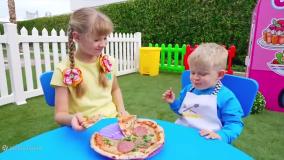 برنامه کودک دیانا و روما جدید | دیانا و روما طولانی آشپزی کردن دیانا و روما