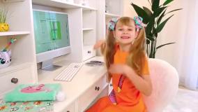 دیانا برنامه کودک دیانا و روما جدید | دیانا و روما طولانی گربه دیانا