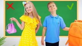 برنامه کودک دیانا و روما جدید | دیانا و روما طولانی مدرسه قشنگ