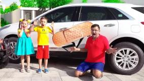 دیانا و روما جدید - چالش ساخت دونا-دیانا -برنامه کودک دیانا -سرگرمی دیانا طولانی