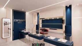 دکوراسیون طلافروشی زیبا و حرفه ای