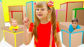 برنامه کودک دیانا و روما جدید | دیانا و روما طولانی گردونه شانس پیدا کردن الیور