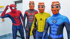 نبرد مرد عنکبوتی و اسپایدرمن: نبرد پلیس برای نجات کودک مرد عنکبوتی