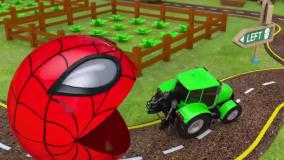 برنامه کودک ماشین های رنگی || تراکتور های رنگی || ماشین بازی کودکانه