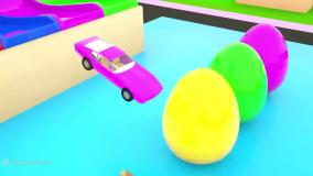 بازی های رنگی رنگی ماشین های رنگی رنگی