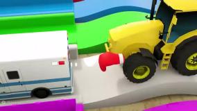 بازی با ماشین های رنگی رنگی