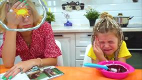 کارتون خنده دار ایوا و مامان: شیرینی خوردن و دندان درد برنامه کودک ایواشو