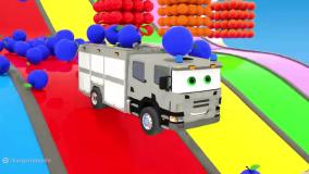 بازی با ماشین های رنگی رنگی